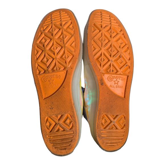 Converse All Star Chuck 70 Hi Iridescent High Top Lace Up Sneakers M 7 W 9 - Picture 4 of 6